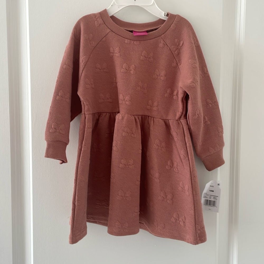 Pink Minnie sweater dress baby girl 12M